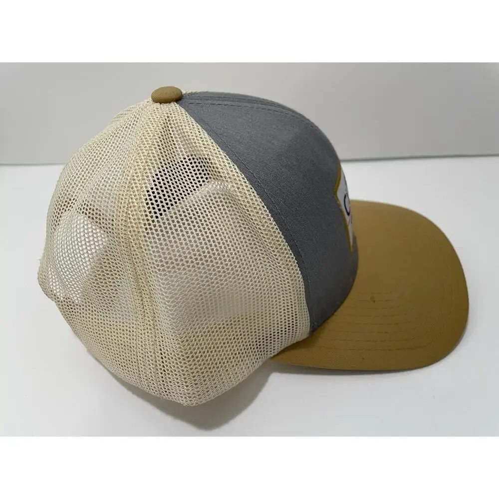 Cubby's Sports Bar & Grill Brookings SD Trucker Hat Cap Mesh Snapback Grey Tan